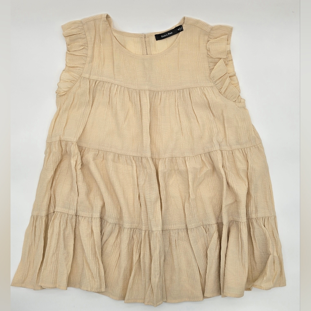 Cream tank top blouse